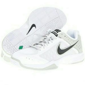 Men`s Air Cage Court Shoes White and Grey